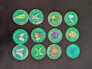 Set de 12 Tazos Pokémon Poder Insecto