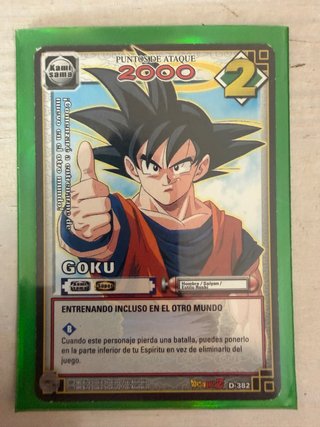 Carta Goku D-382 Dragon Ball Z