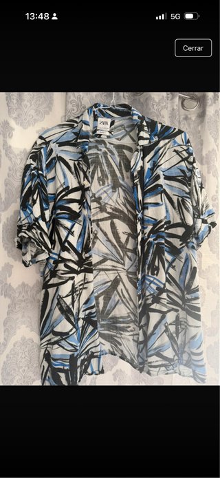 Camisa Zara Estampada M