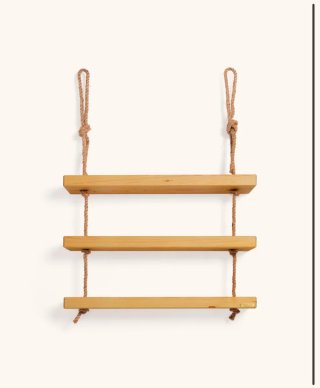 Estantería de madera Hannun