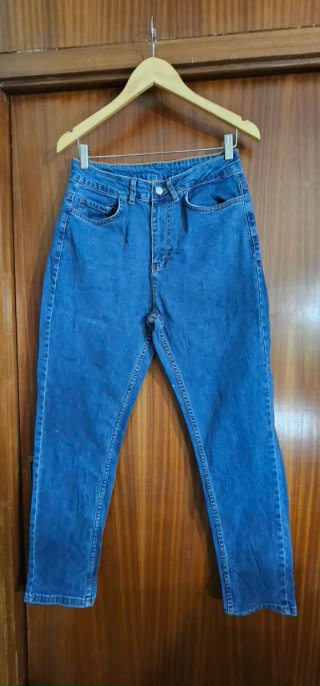 Vaqueros Pitillo Azul Oscuro Talla M