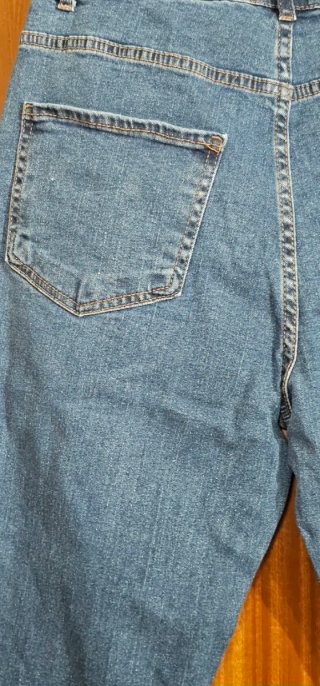 Vaqueros Pitillo Azul Oscuro Talla M