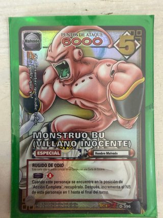 Carta Monstruo Bu (Villano Inocente) Dragon Ball Z