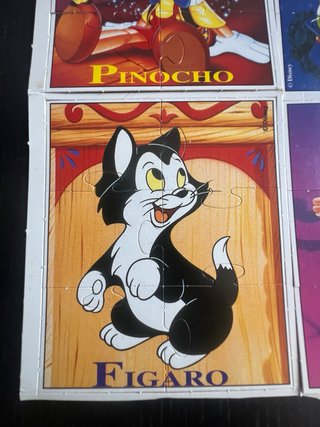 Set de 4 Puzzles Disney Pinocho VINTAGE