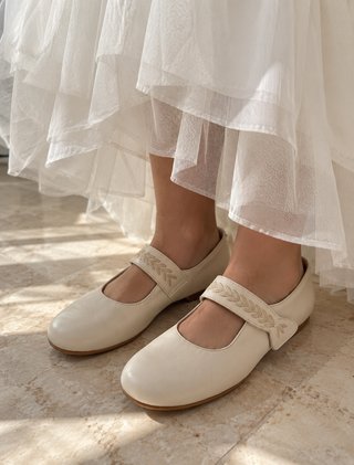 Zapatos comunión piel niña