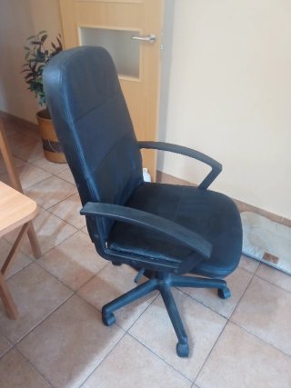 Silla de Oficina y Ordenador Negra, regulable