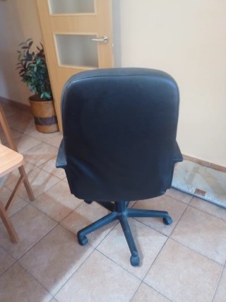 Silla de Oficina y Ordenador Negra, regulable