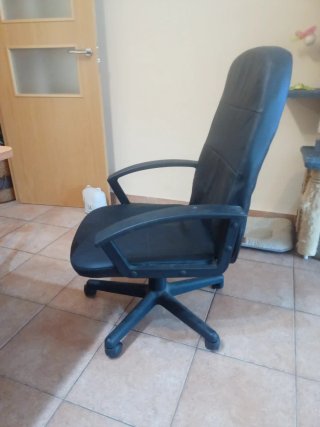 Silla de Oficina y Ordenador Negra, regulable
