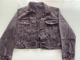 Chaqueta tejana negra