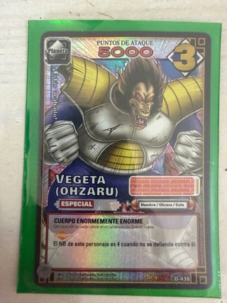 Carta Dragon Ball Z - Vegeta Ohzaru
