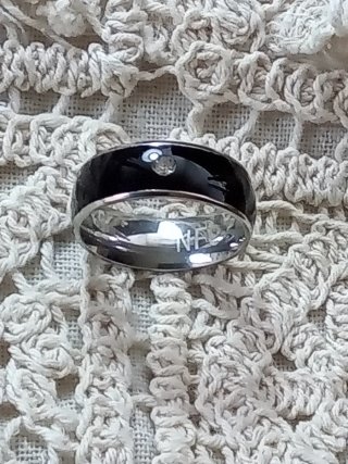 Anillo de Acero Inoxidable Esmaltado