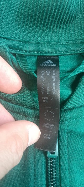 Chándal Adidas Verde con Rayas Blancas