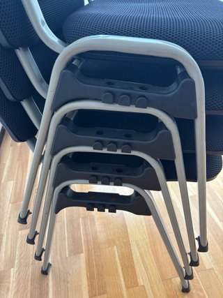 Set de 4 sillas de oficina