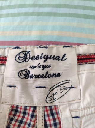 Pantalones cortos Desigual cuadros Hombre