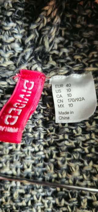 Cárdigan H&M Talla L