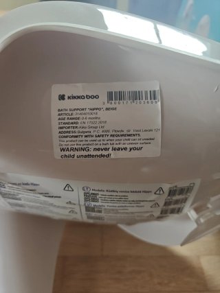 Soporte bebé baño con ventosa