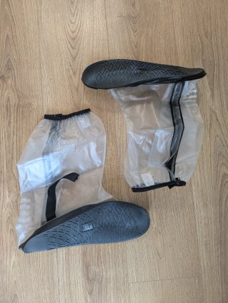 Cubrebotas de Moto Impermeables Transparentes