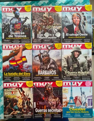 Lote revistas Muy Historia