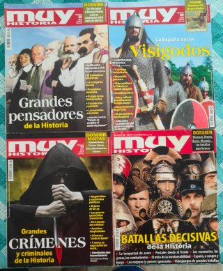 Lote revistas Muy Historia