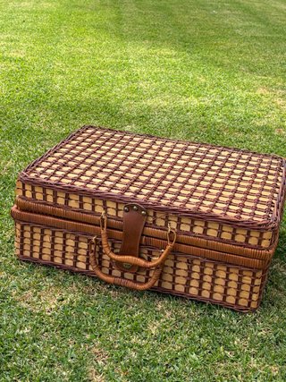 Cesta de Picnic de Mimbre. Muy cuqui