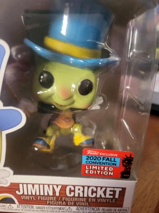 Funko Pop Jiminy Cricket 2020 Fall Convention