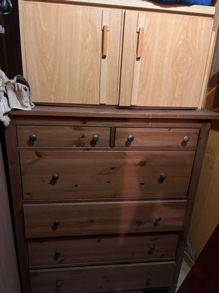 Muebles para donar.