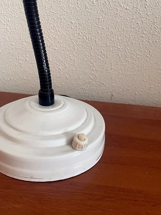 Lámpara Flexo Vintage Blanca