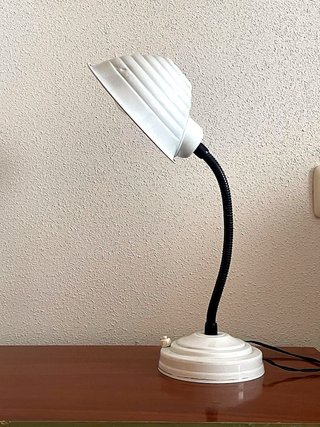 Lámpara Flexo Vintage Blanca