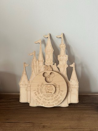 Castillo Disney Madera Decorativo