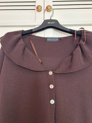 Jersey  marrón volante