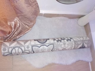Alfombra Vinílica gris 80 ×260