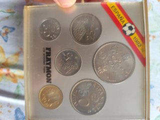 Estuche Monedas Mundial España 82