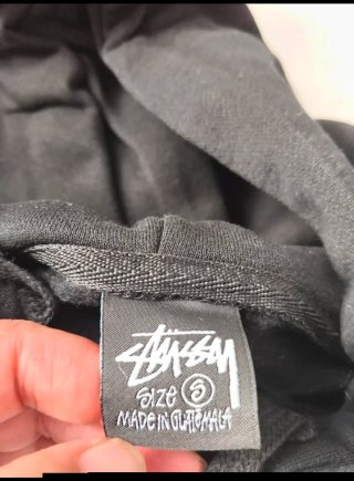 Sudadera Stussy Negra Nueva con etiqueta