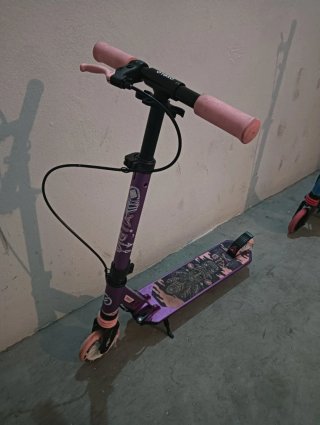 Patinete Oxelo Morado y Rosa