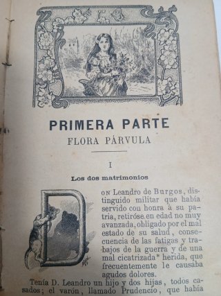 Libro antiguo FLORA(1913)- pilar pascual de Sanjua