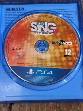 Juego Play Station 4 Let’s Sing 9 + 2 Micrófonos