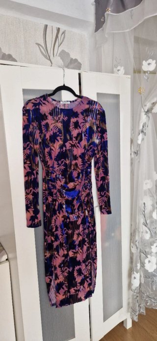 Vestido Zara Estampado Talla M