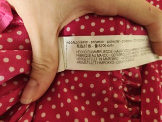 Mono Zara rosa lunares talla M