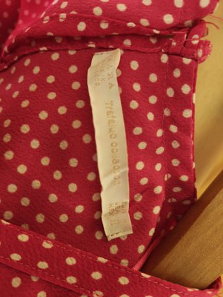 Mono Zara rosa lunares talla M