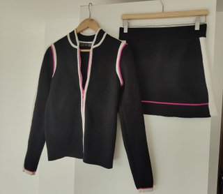 Conjunto de Punto Zara Negro Talla M