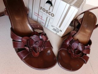 Sandalias Fosco Piel Marrón Talla 39