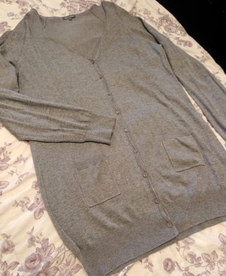 Cárdigan Gris Tex Talla L