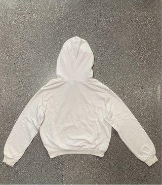 Sudadera blanca oversize mujer