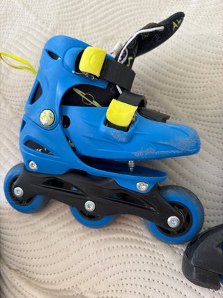 Patines en línea infantiles azules