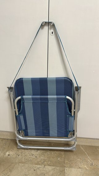 Silla Plegable de Playa Azul