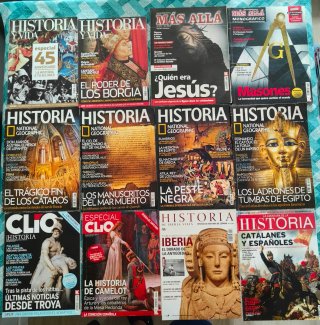 Lote 12 revistas variado de Historia y Más allá