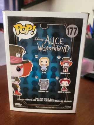 Funko Pop Mad Hatter 177 Alice in Wonderland