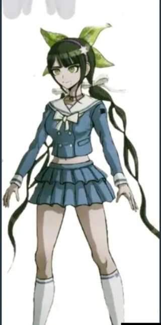 Danganronpa Cosplay Traje Azul y Blanco