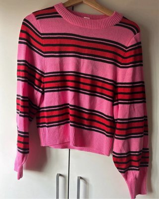Jersey rayas rosa y rojo
