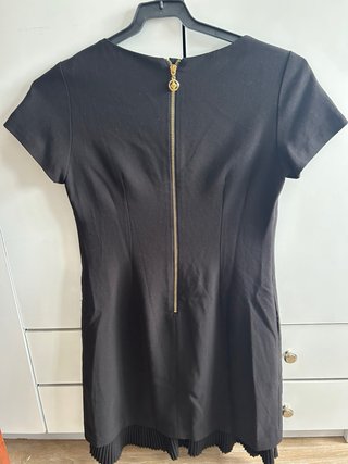 Vestido Negro Junco y Arena Talla 40